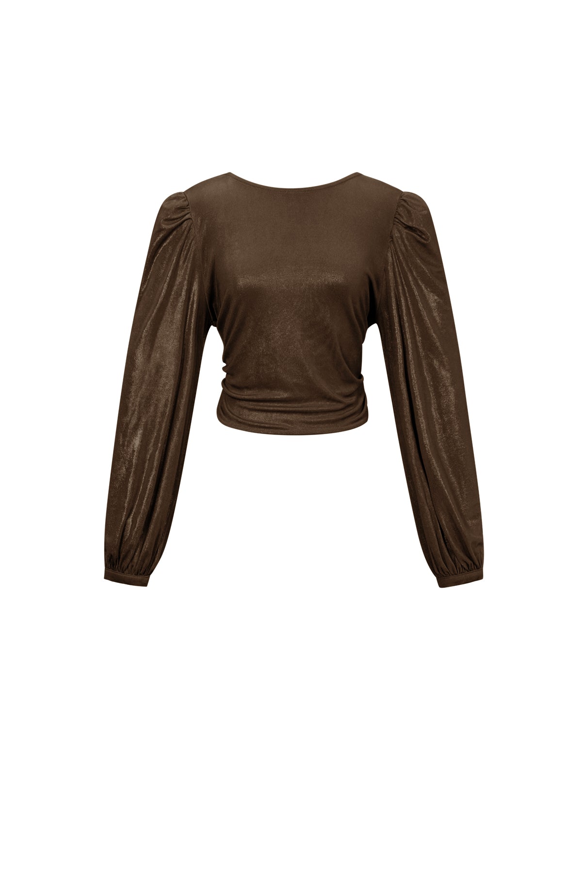 Polyester fiber (polyester) Long sleeve tops Solid color Sexy Fall/Winter Clothes