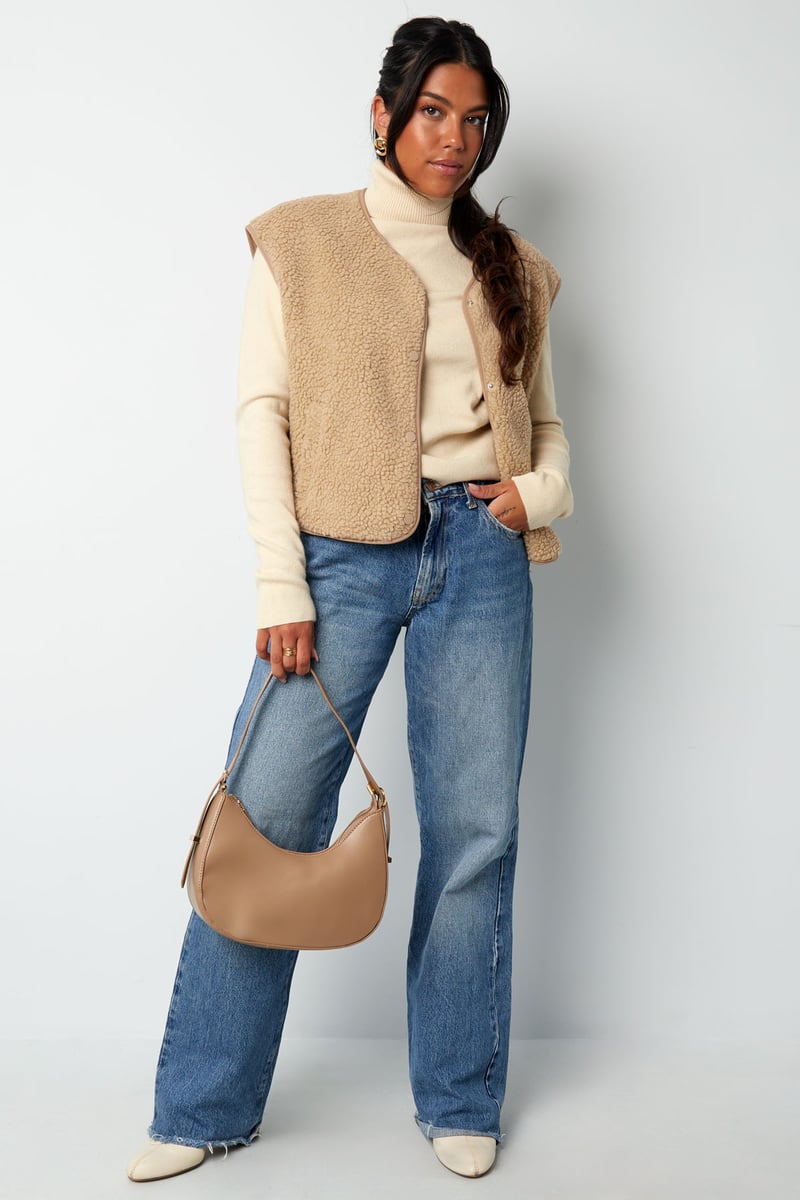 Colorful crescent moon bag