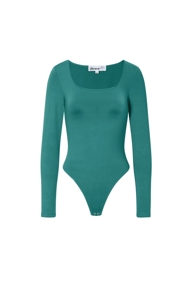 Nylon Shapewear Bodysuit Solid color Basic All Fit  Clothes