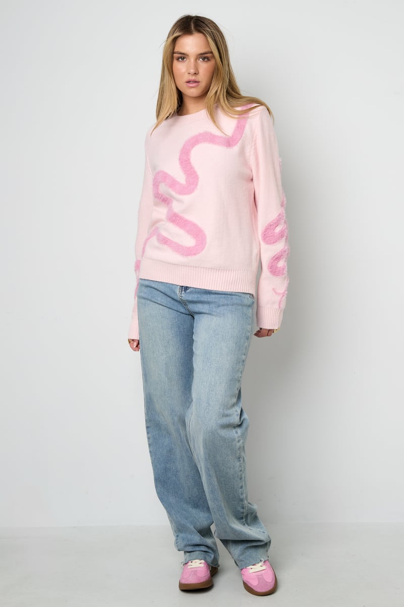 Swirl Soft Knit trui