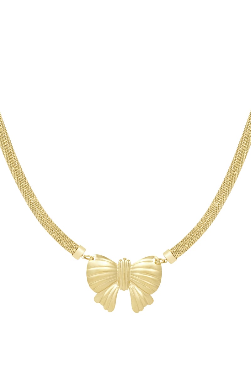 big statement bow necklace