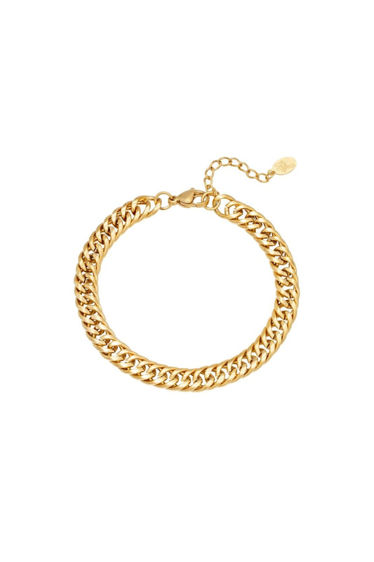 Bracelet Vibes Gold Color Stainless Steel