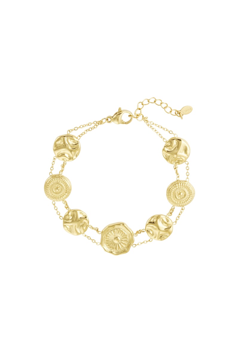 lucky coin bracelet