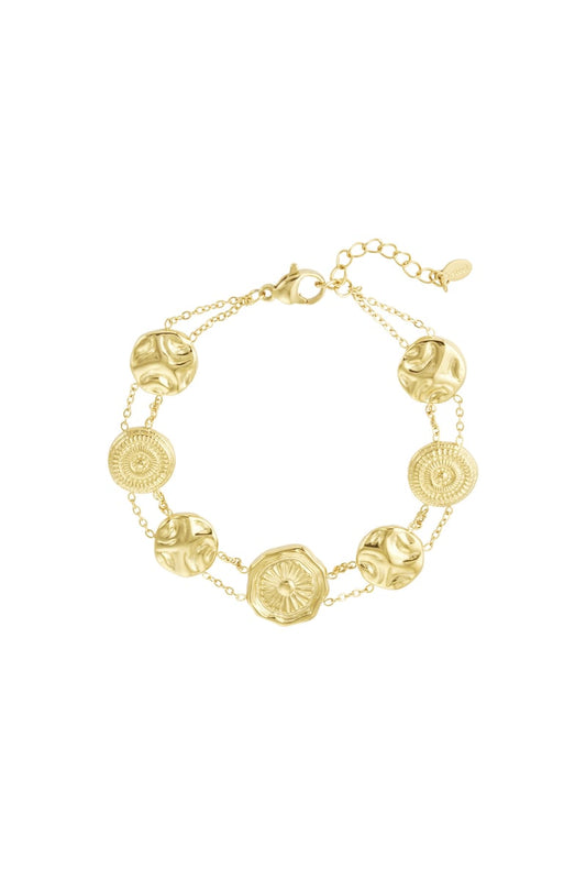 lucky coin bracelet