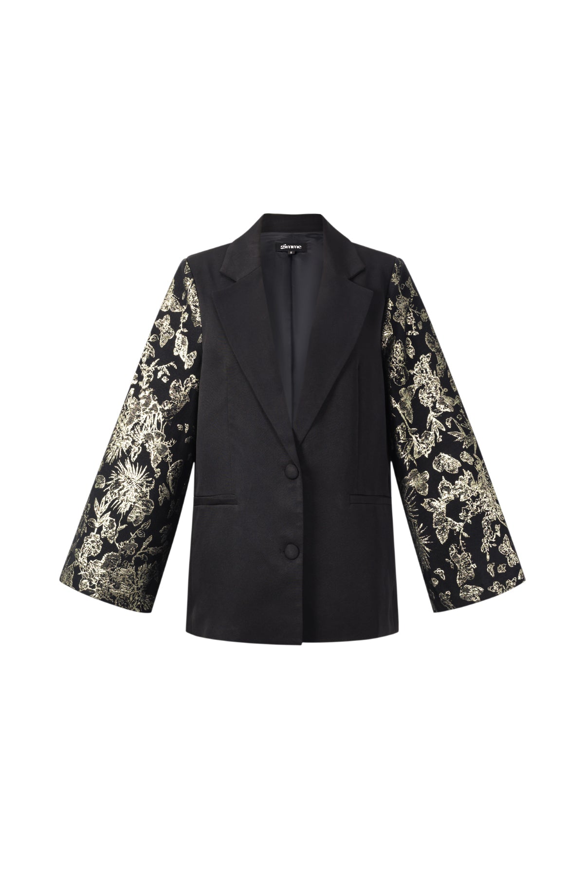 Festive Blazer Jacquard Sleeves