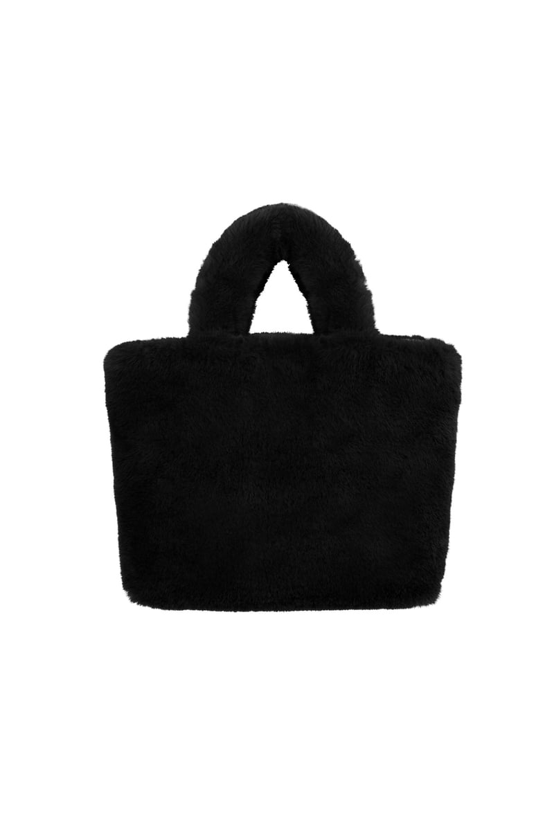 Faux fur city bag small