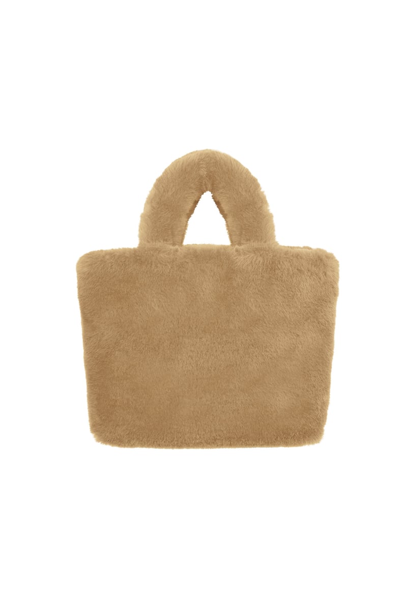 Faux fur city bag small