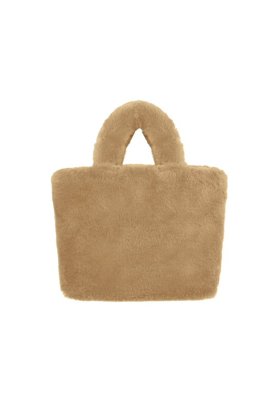 Faux fur city bag small