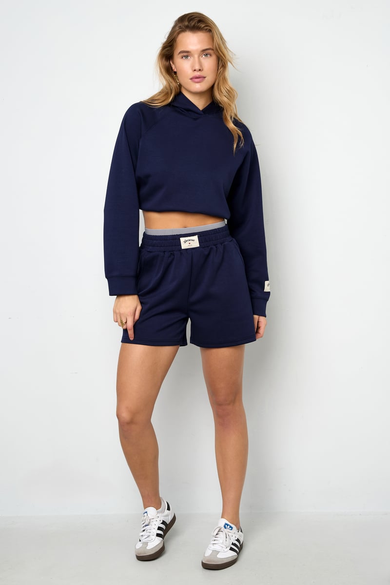 Polyester fiber (polyester) Shorts Solid color Sporty All Fit  Clothes