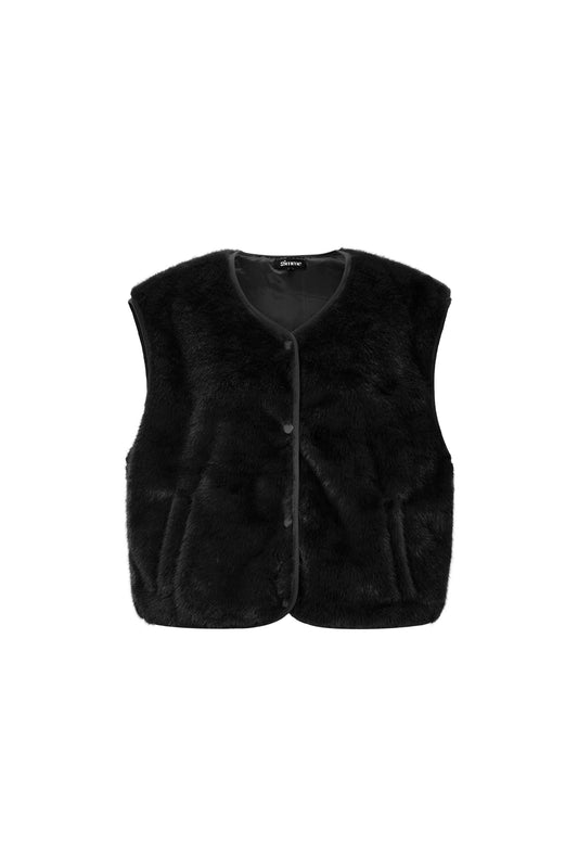 Polyester fiber (polyester) Vests Solid color Fall/Winter  Clothes
