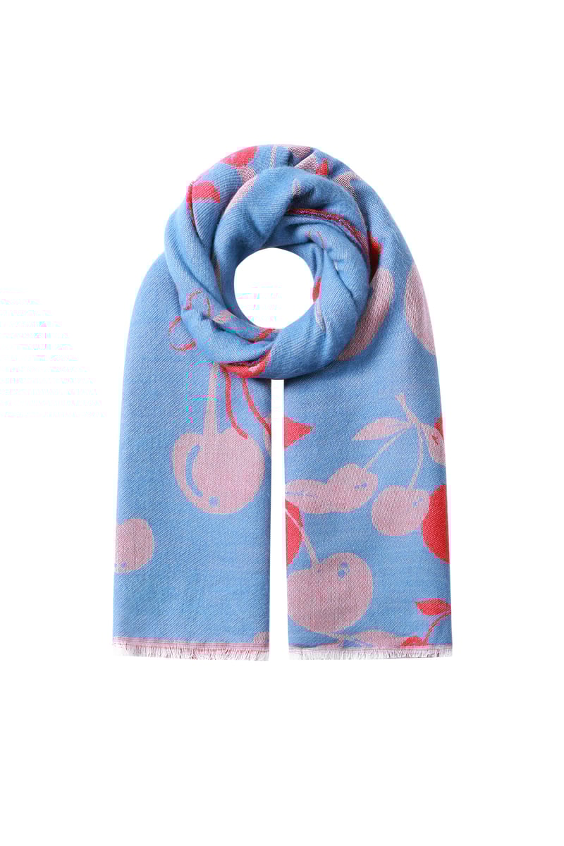 Winter scarves cherry Casual Acrylic Daily Accessories