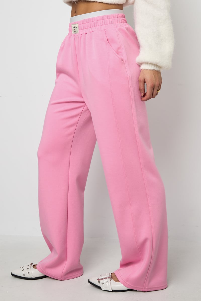 Polyester fiber (polyester) Straight pants Solid color Sporty All Fit  Clothes