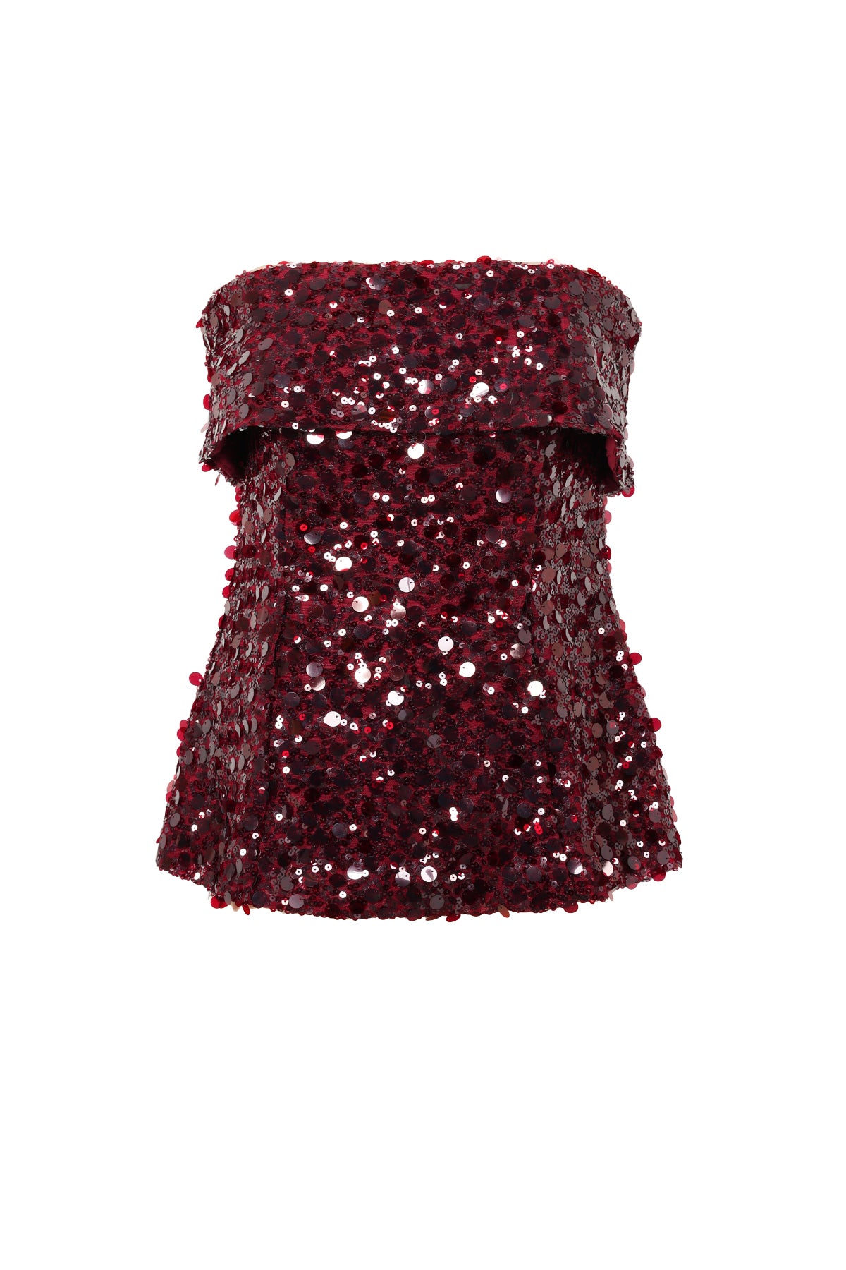 Polyester fiber (polyester) Sleeveless tops Sequins Elegant All Fit  Clothes